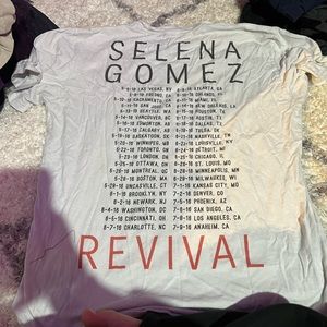 Selena Gomez concert tee